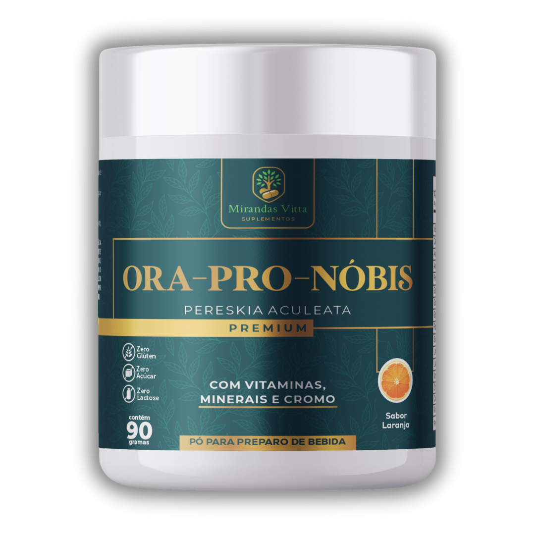 Ora-pro-nóbis em cápsulas (KIT COM 6 FRASCOS)